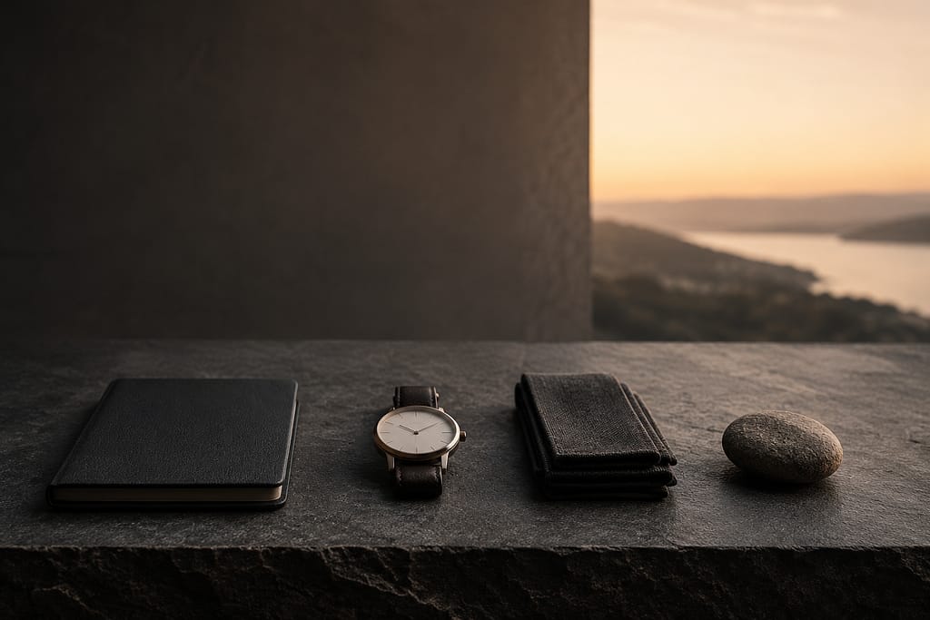 Personal Responsibility Is the First Governance System serene minimalist still life with gentle light